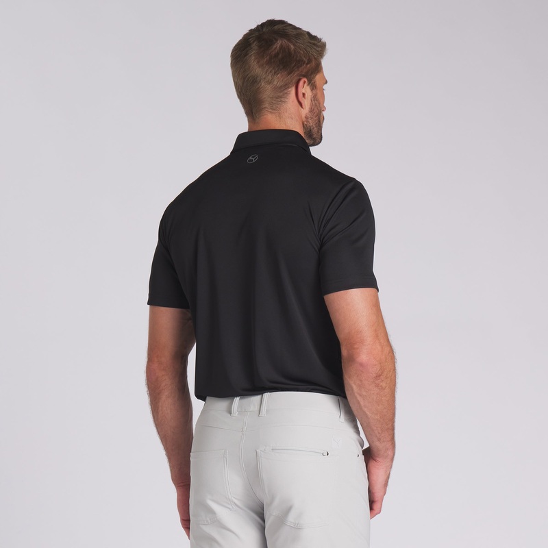 MATTR Brigade Golf Polo Blue Crystal / Deep Navy S