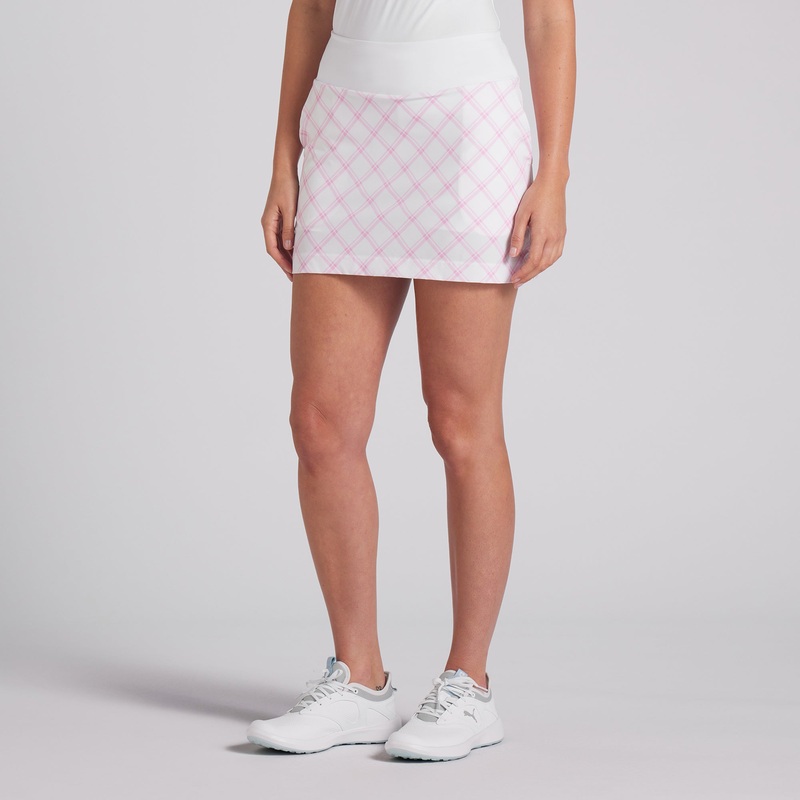 Women’s Blake Plaid Golf Skirt Ocean Tropic / Blue Skies XS