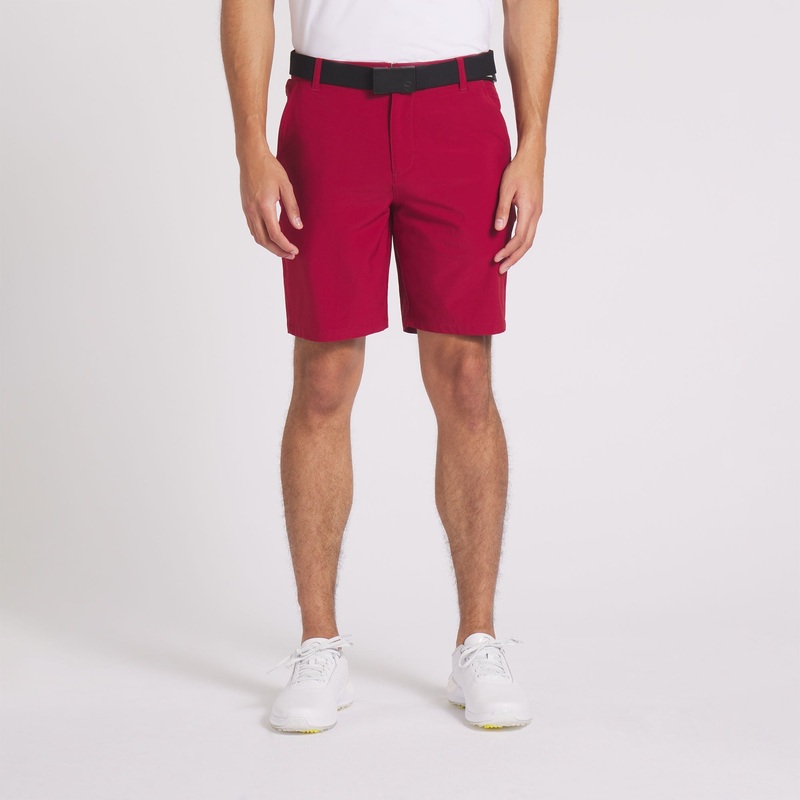 101 Solid 9″ Golf Shorts | Intense Red 38