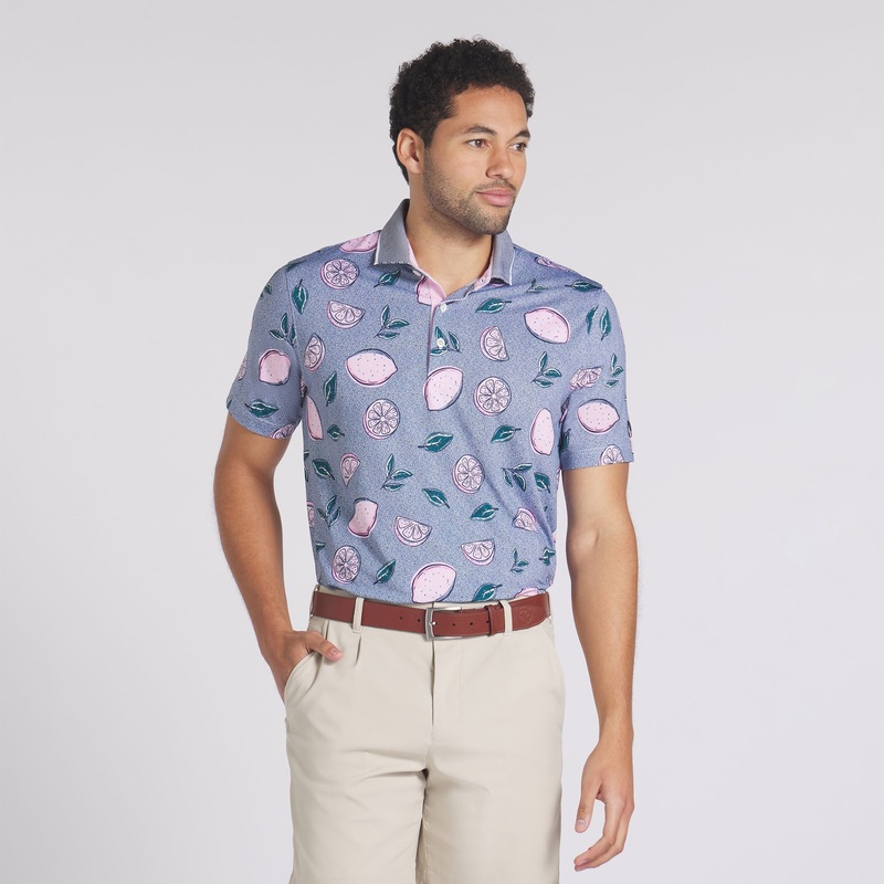 AP Pink Lemonade Golf Polo Pale Pink S