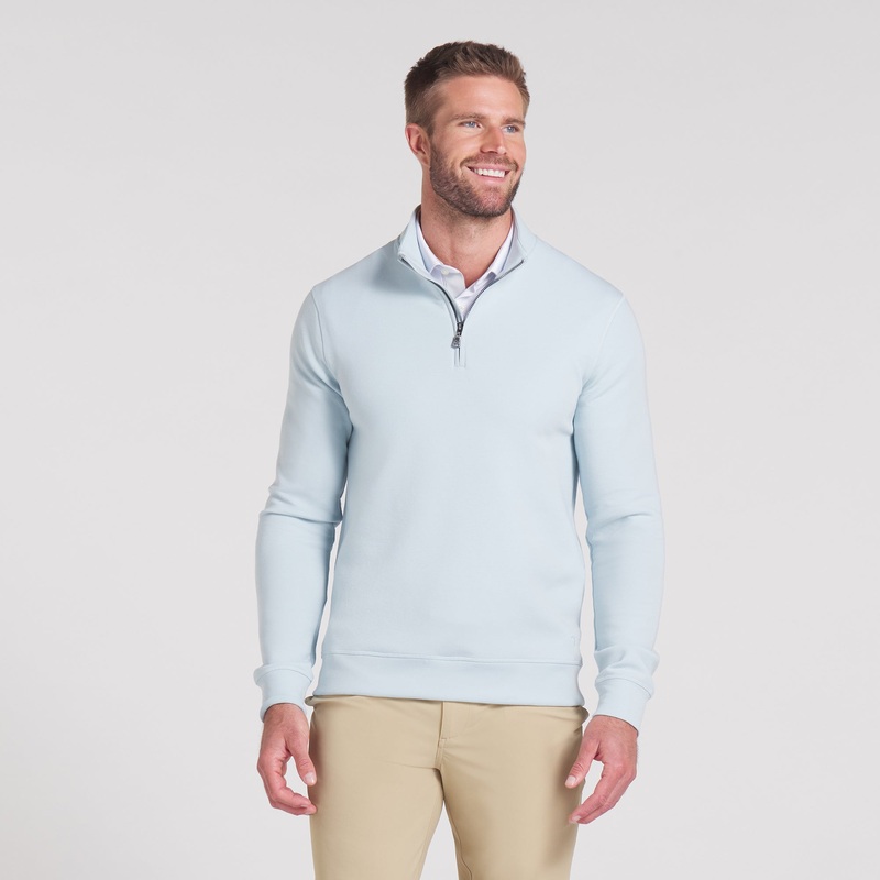 CLOUDSPUN Fleece Golf 1/4 Zip Warm White 3XL