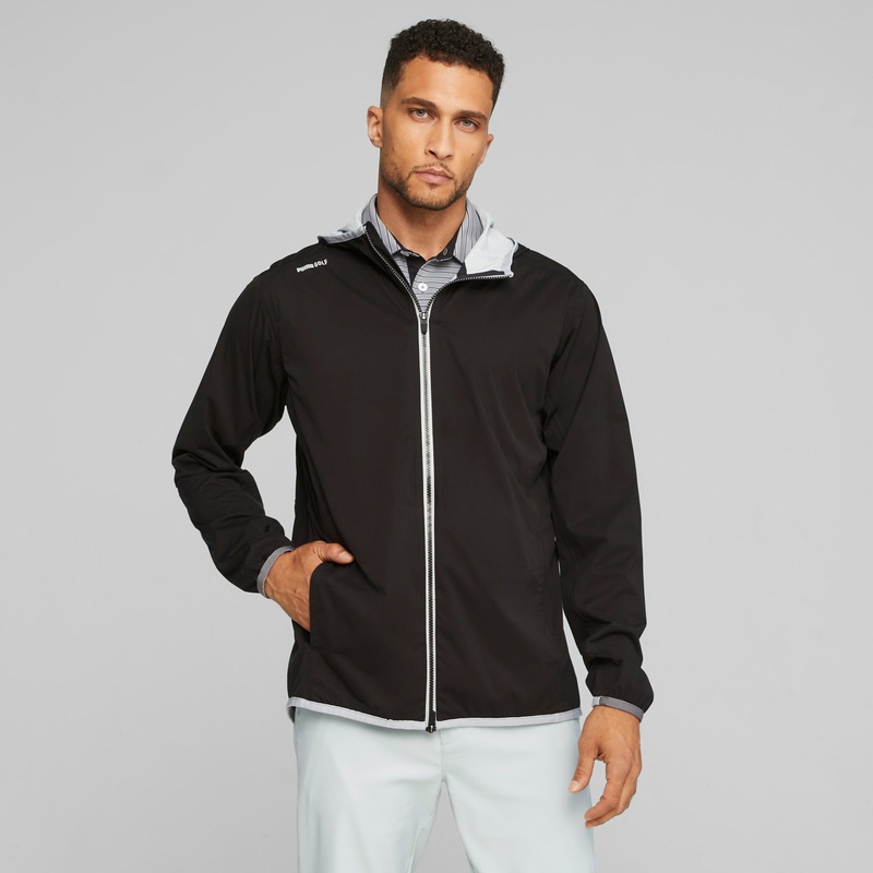 DRYLBL Packable Rain Golf Jacket Puma Black S