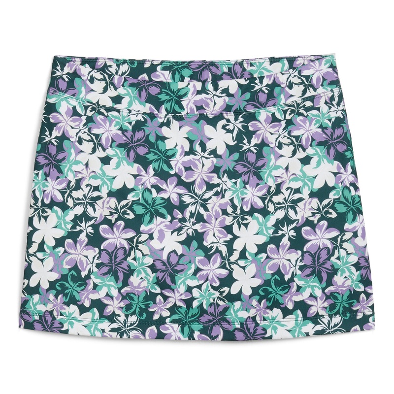 Girl’s Lillie Knit Golf Skirt Dark Myrtle / Lavender Alert XS