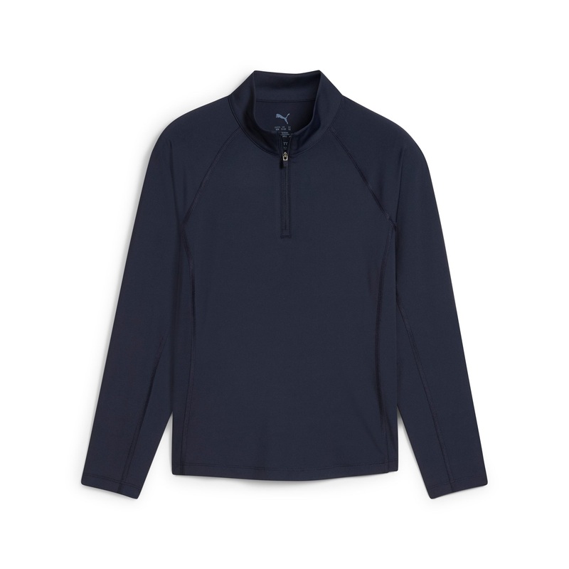 Girl’s YouV Brrr Golf 1/4 Zip Team Light Blue XS