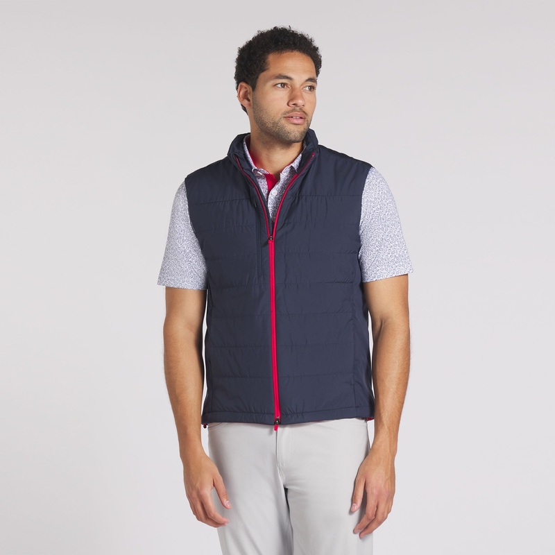 Volition Fairbanks Golf Vest Deep Navy S