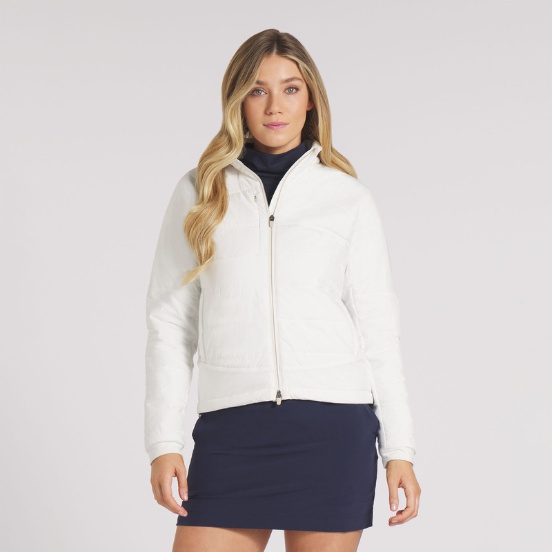 Women’s Kyley Quilted Golf Jacket Deep Navy S