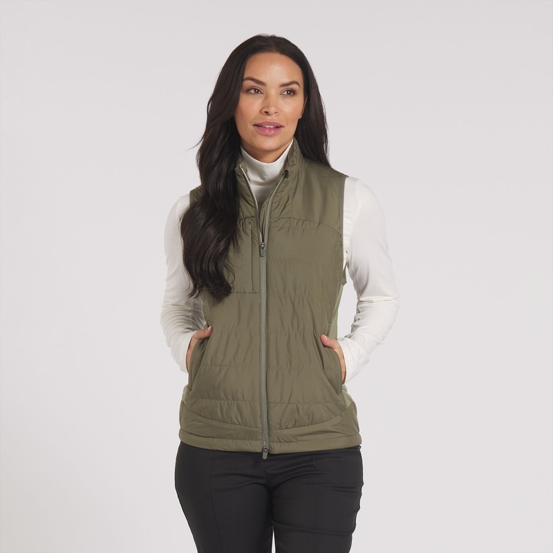 Women’s Kyley Quilted Golf Vest Deep Navy XL