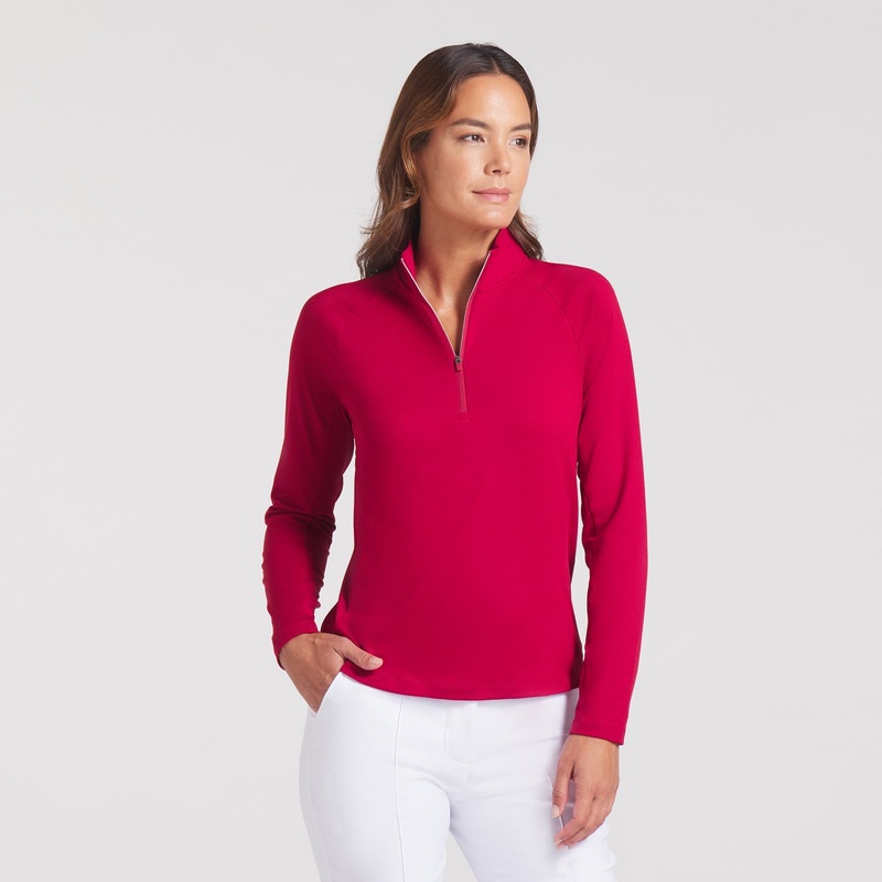 Women’s Pure 2.0 Golf 1/4 Zip Team Light Blue XS