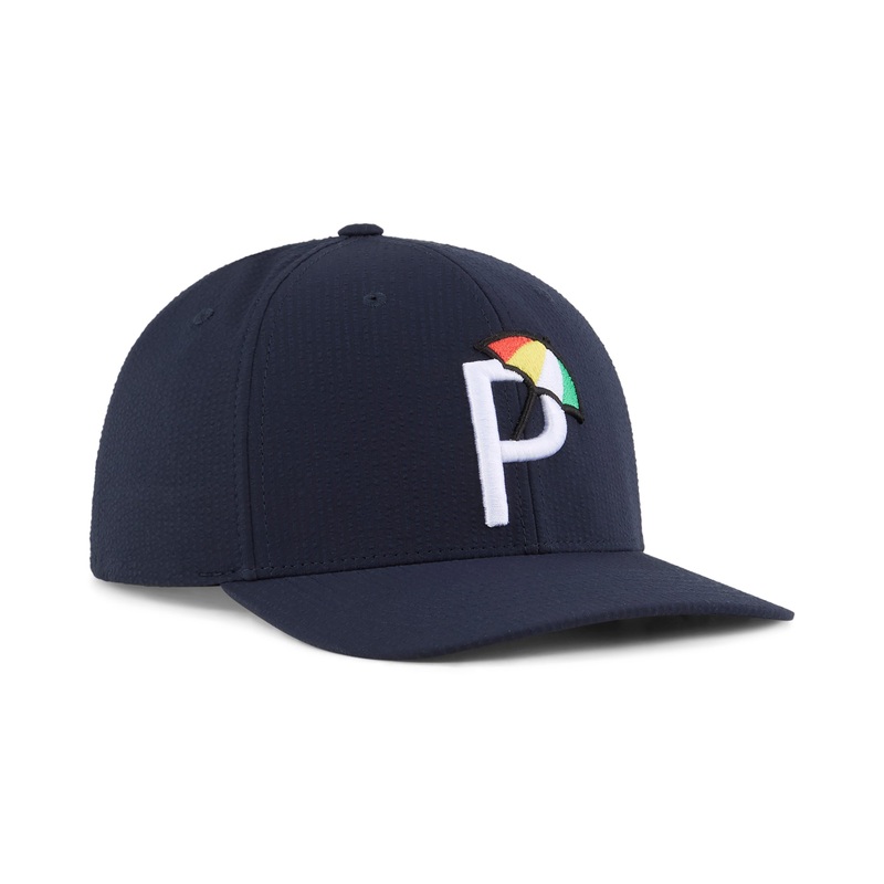 AP Seersucker 6-Panel Golf Cap White Glow