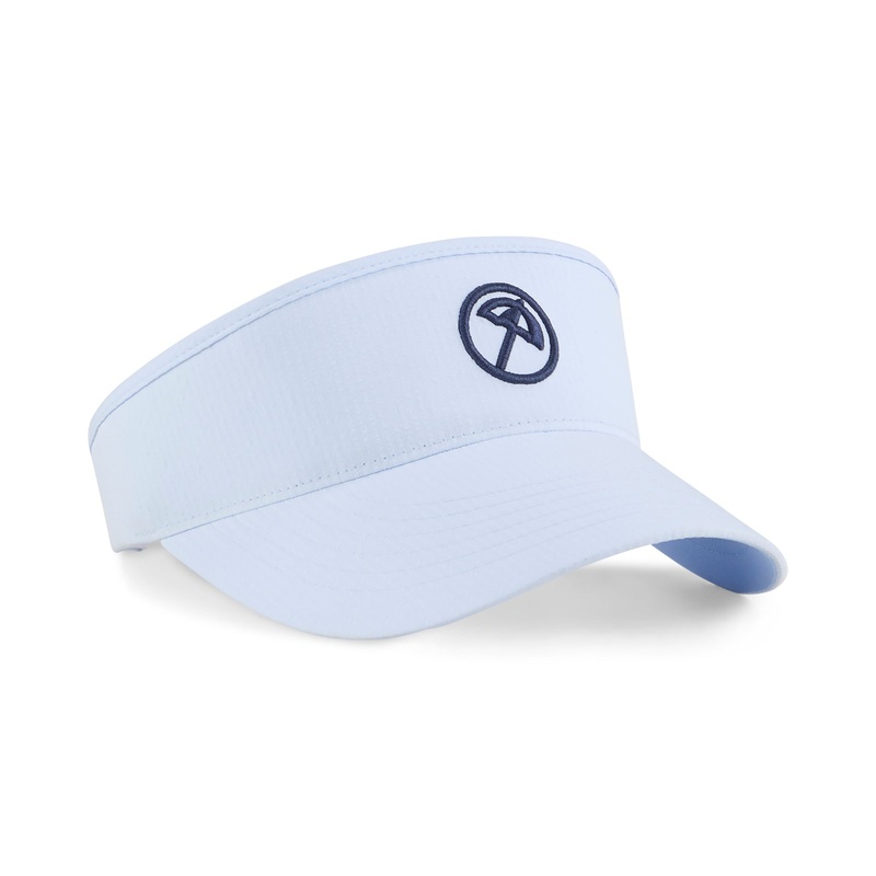 AP Seersucker Golf Visor Pale Pink