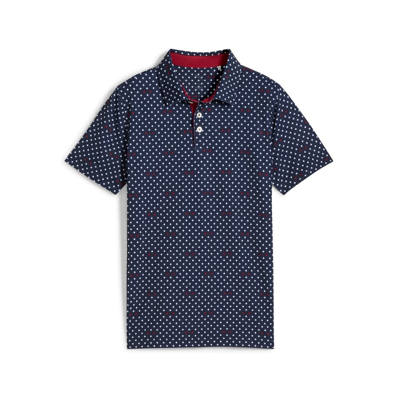 Boy’s MATTR Burgh Golf Polo White Glow XS