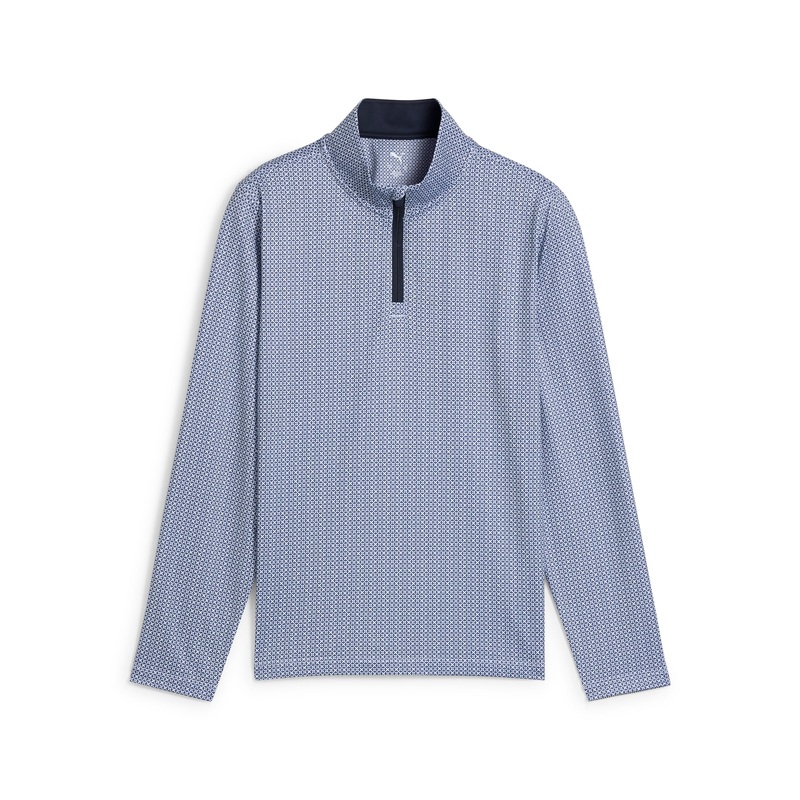 Boy’s Pure 2.0 Tile Golf 1/4 Zip Deep Navy XS