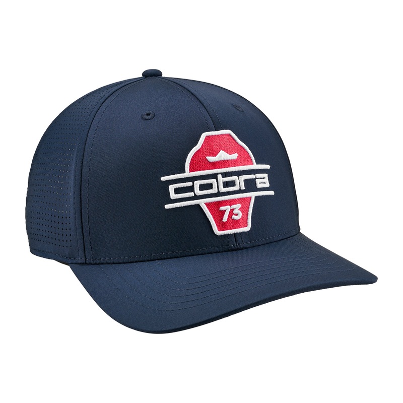 Split Tour Golf Cap Club Navy / Strong Red