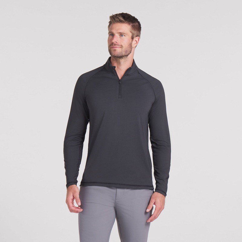 YouV Brrr Golf 1/4 Zip Light Moss XL