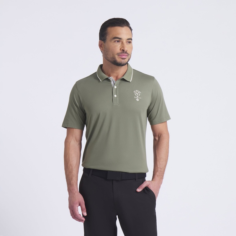 AC Milan Golf Club Golf Polo White Glow XXL