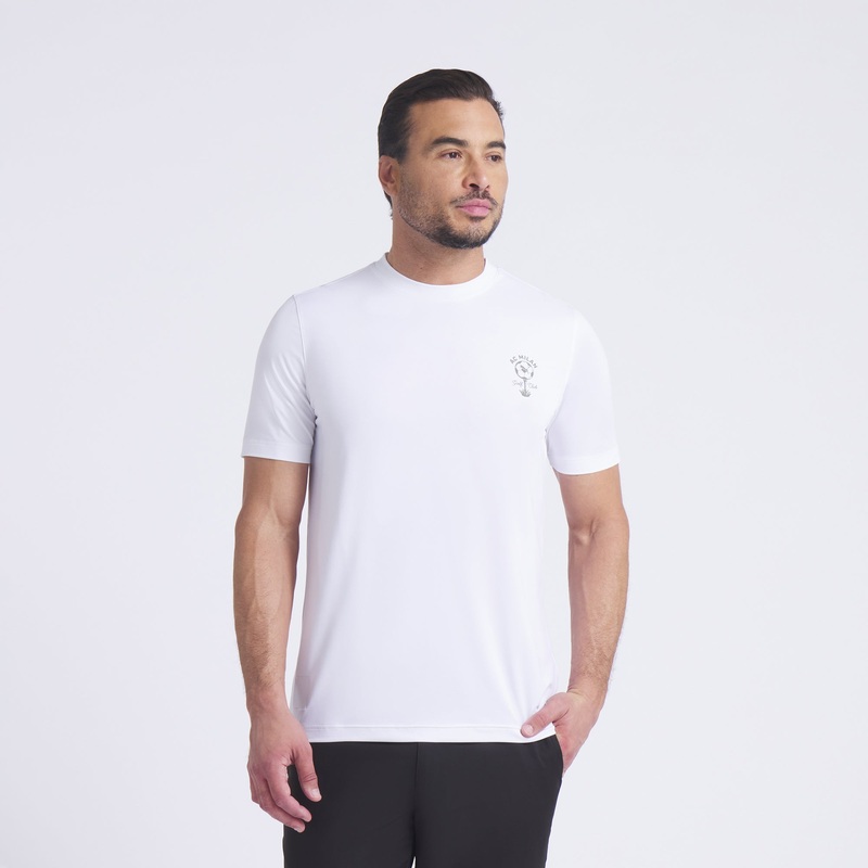 AC Milan Golf Club Performance T-Shirt White Glow 3XL
