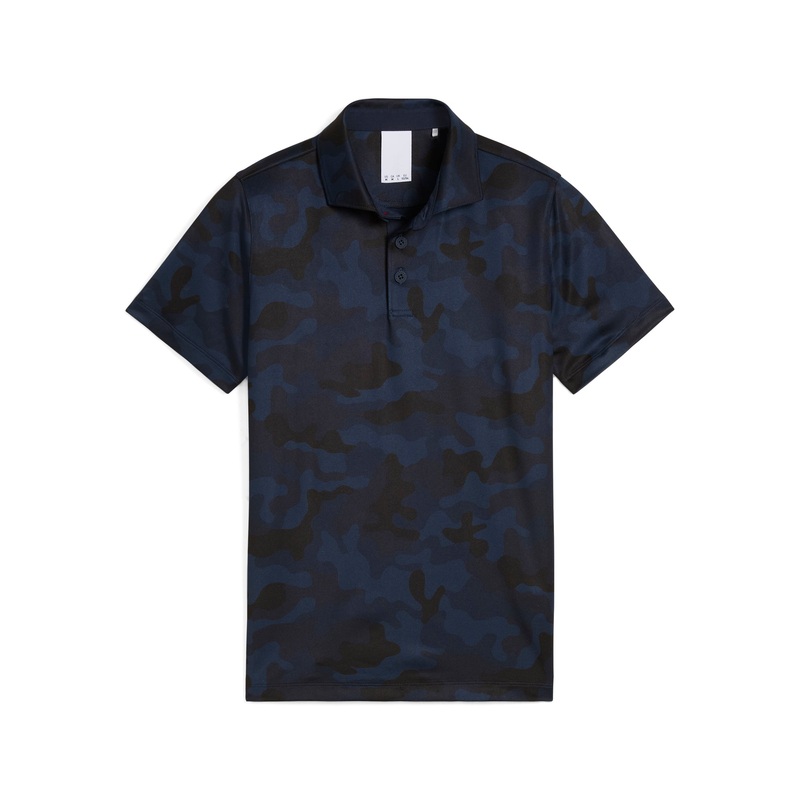 Boy’s Volition Camo Golf Polo Deep Navy XS