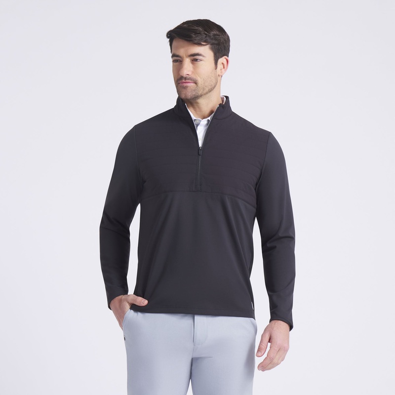 CLOUDSPUN Tech Hybrid 1/2 Zip Golf Jacket Deep Navy 3XL