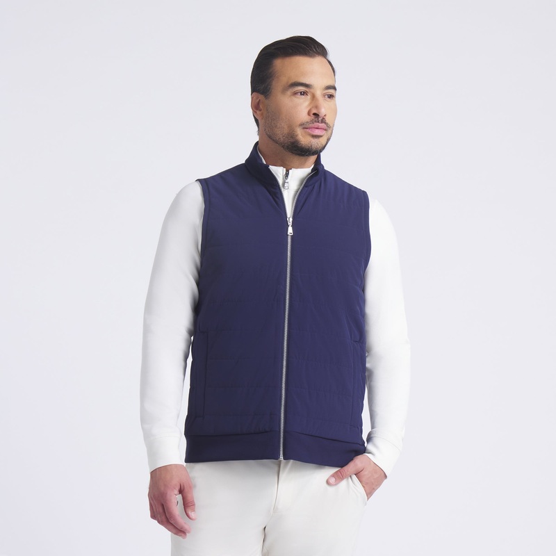 Clubhouse Fleece Golf Vest Deep Navy XL