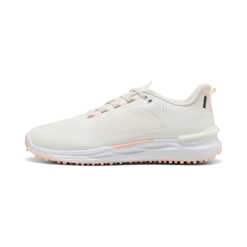 ELEVATE X Peaches Spikeless Golf Shoes Warm White / Tropical Peach 7