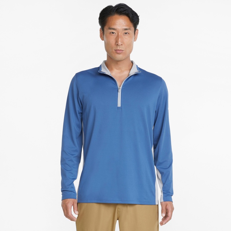 Gamer Golf 1/4 Zip | Bright Cobalt L