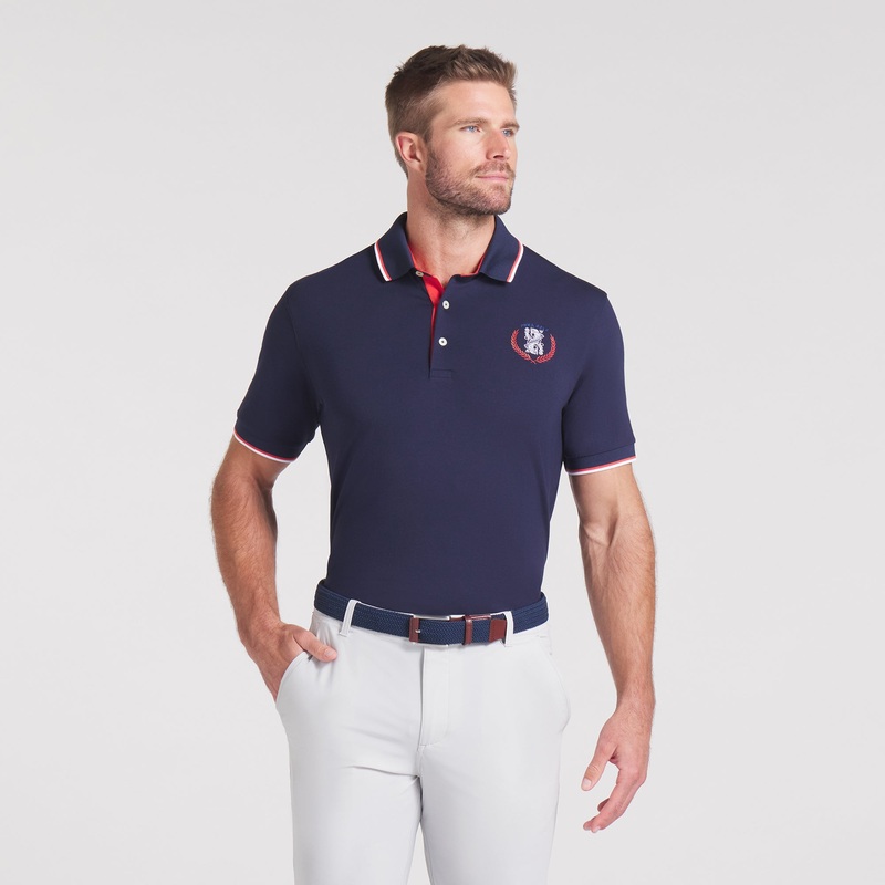 Modalon Queen City Golf Polo Deep Navy / White Glow XXL