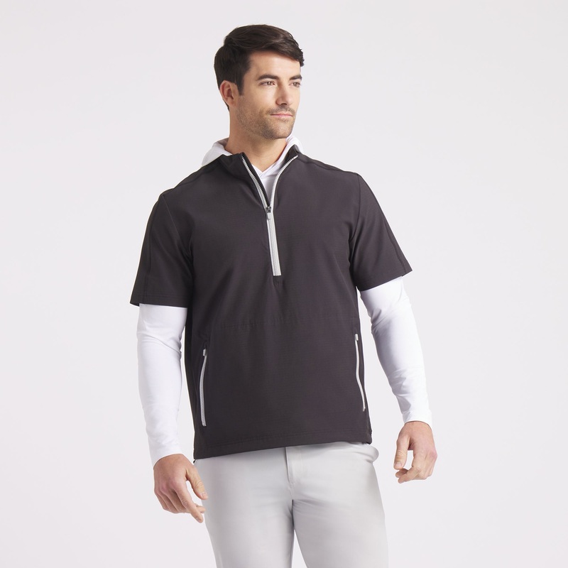 Ripguard Short Sleeve Pullover Golf Jacket Alpine Snow S