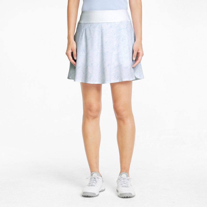 Women’s PWRSHAPE Gust O Wind Golf Skirt Bright White / Serenity XXS 16 Inches